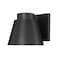 Z-Lite Asher Outdoor Wall, 1-Light, 12 In.W x 13 In.L x 11 In.H, Black/Sandblast 544B-BK-LED - alternate 1